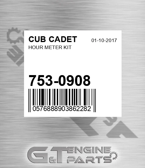 753-0908 Hour Meter Kit for CUB CADET