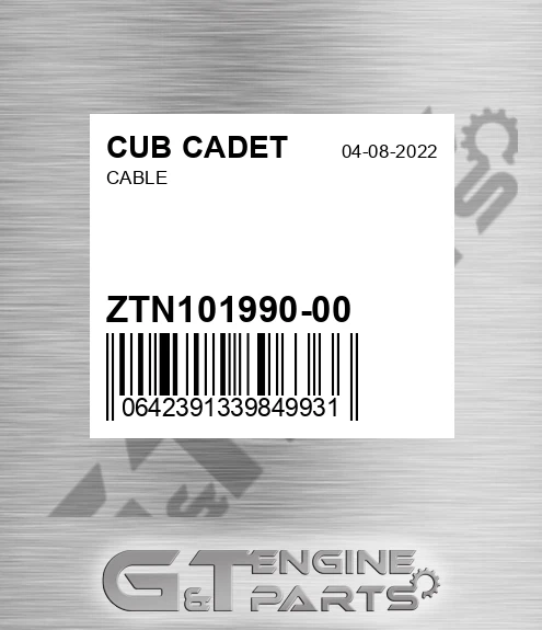 ZTN101990-00 Cable