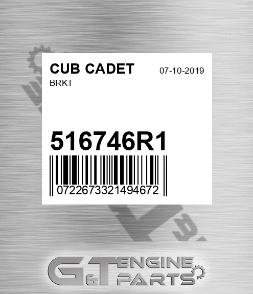 516746R1 Brkt for CUB CADET