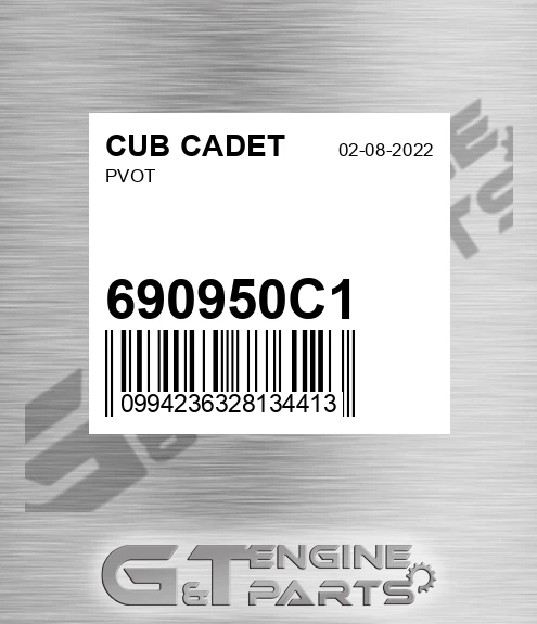 690950C1 Pvot for CUB CADET