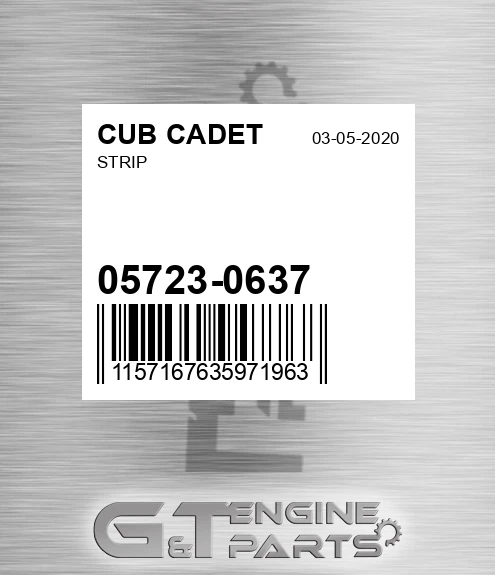05723-0637 Strip