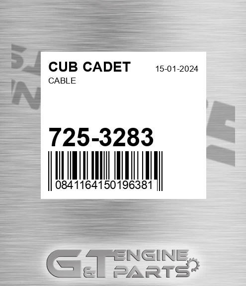 725-3283 Cable for CUB CADET