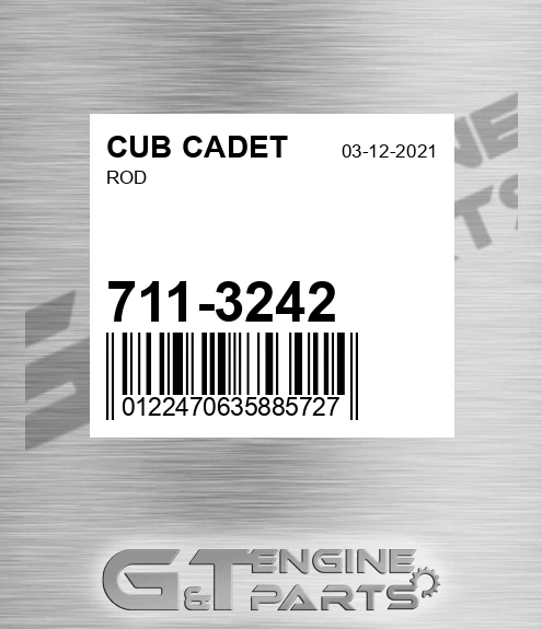 711-3242 Rod for CUB CADET