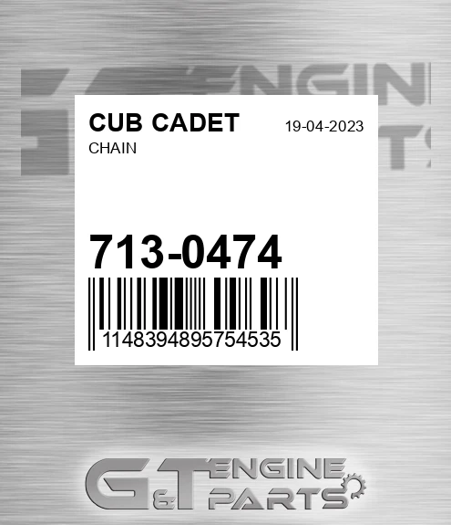 713-0474 Chain for CUB CADET