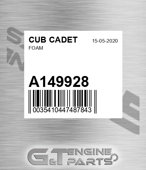 A149928 Foam