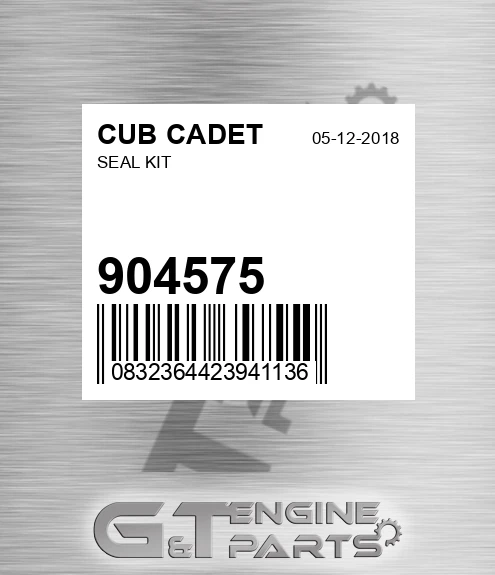 904575 Seal Kit for CUB CADET