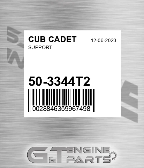 50-3344T2 Support for CUB CADET