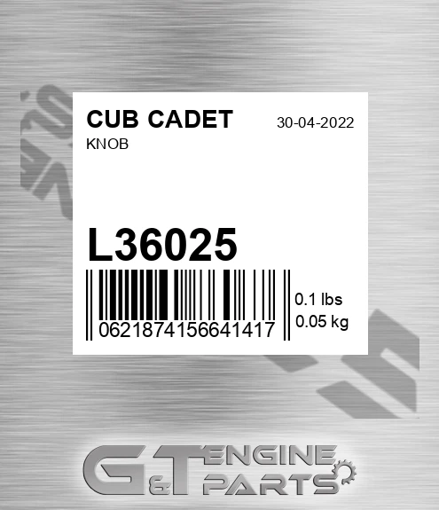 L36025 Knob