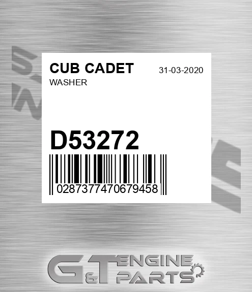 D53272 Washer