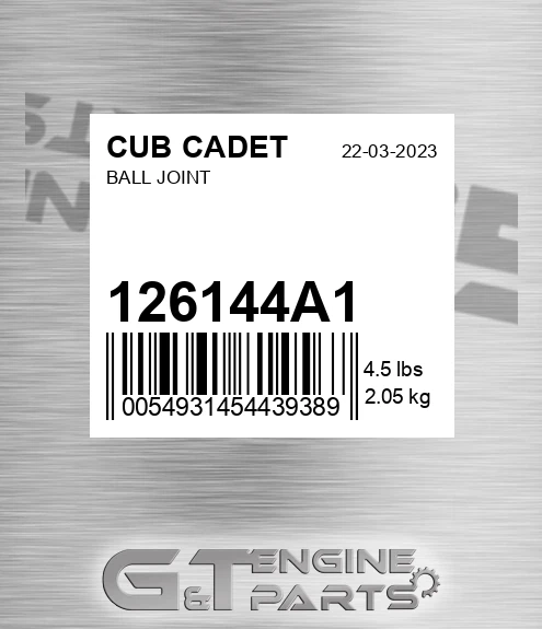 126144A1 Ball Joint