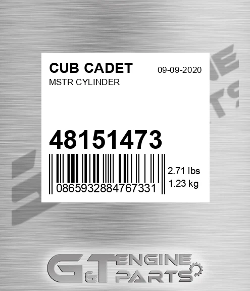 48151473 Mstr Cylinder