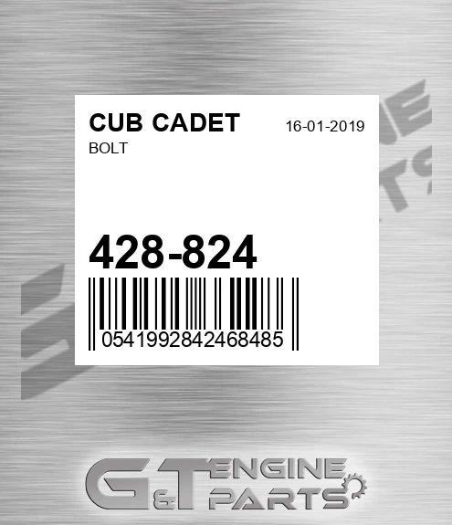 428-824 Bolt