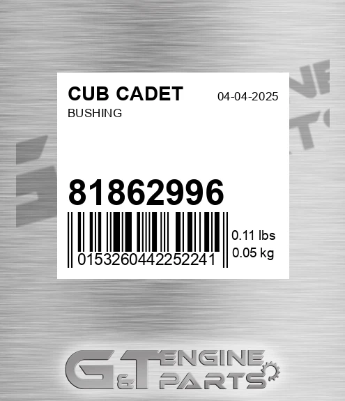 81862996 Bushing