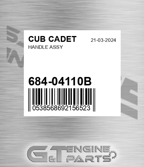 684-04110B Handle Assy for CUB CADET