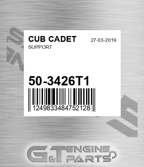 50-3426T1 Support for CUB CADET