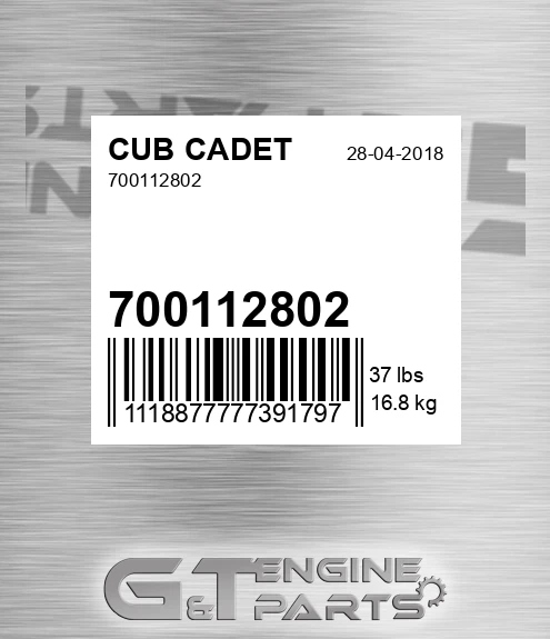 700112802 for CUB CADET