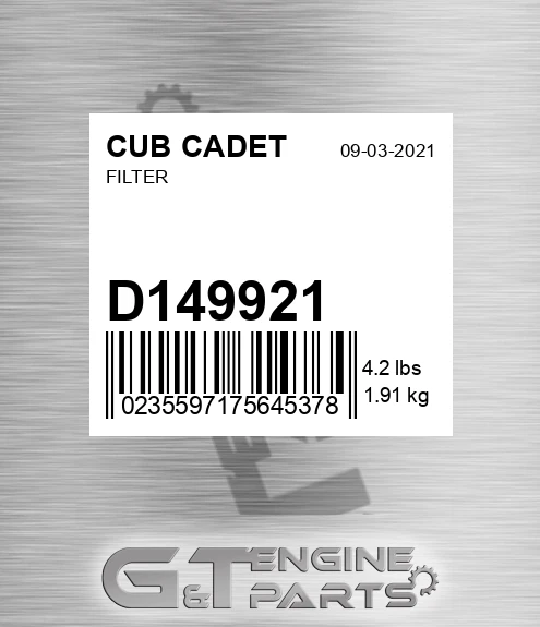 D149921 Filter