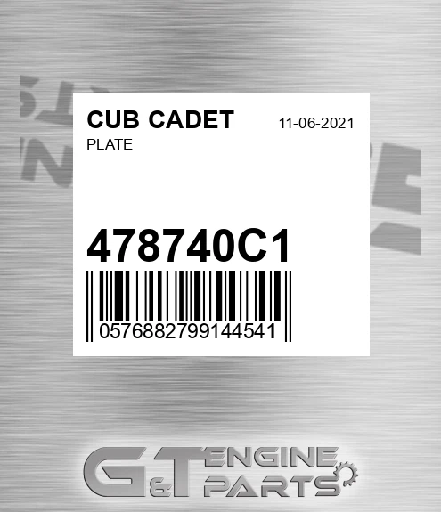 478740C1 Plate