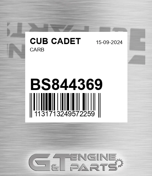 BS844369 Carb