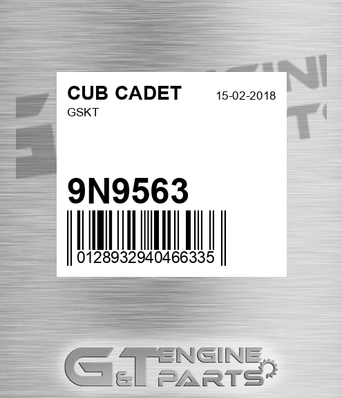 9N9563 Gskt for CUB CADET
