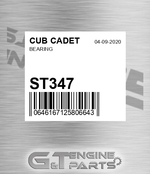 ST347 CUB CADET Bearing