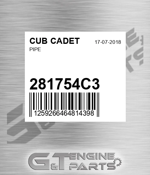 281754C3 Pipe