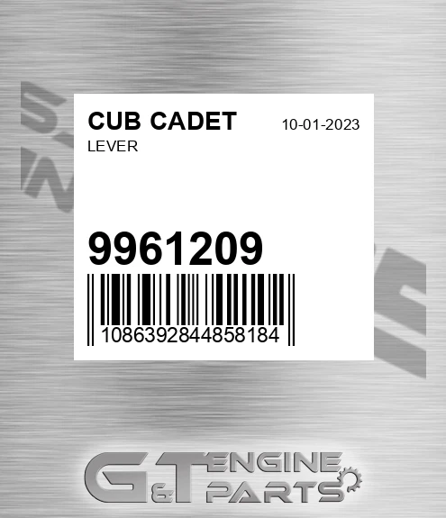 9961209 Lever for CUB CADET
