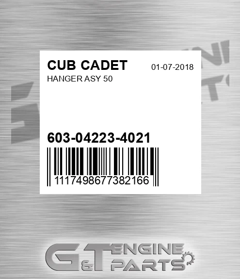 603-04223-4021 Hanger Asy 50