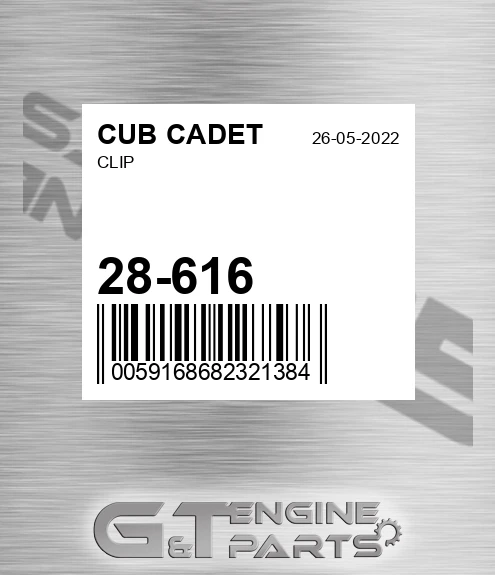 28-616 Clip for CUB CADET