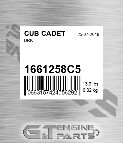 1661258C5 Brkt