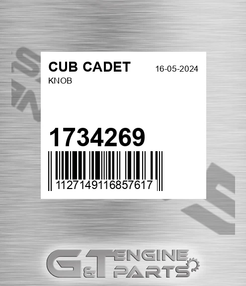 1734269 Knob for CUB CADET