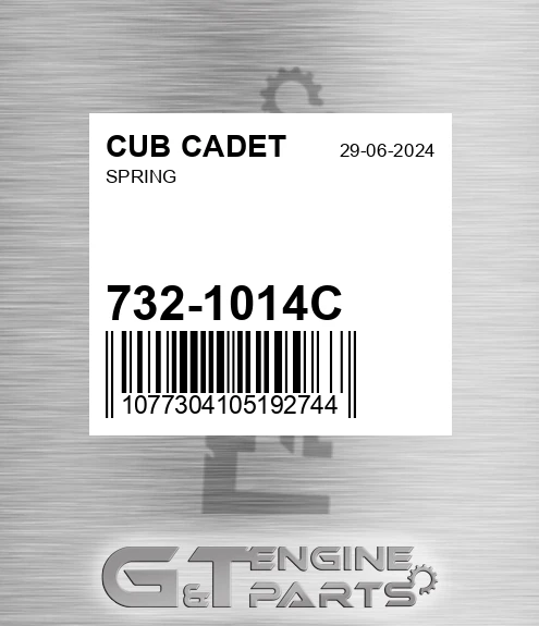 732-1014C Spring for CUB CADET