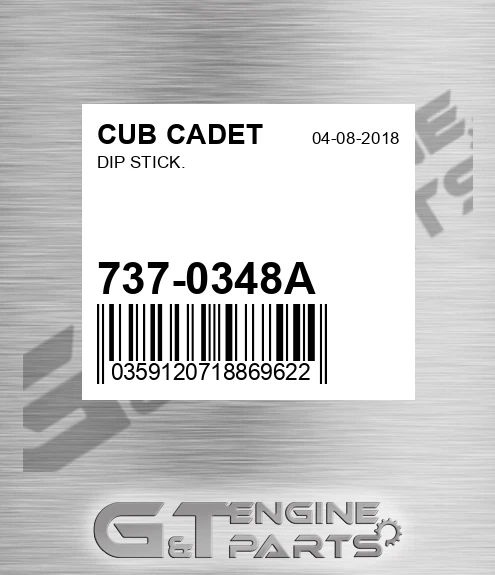 737-0348A Dip Stick. for CUB CADET