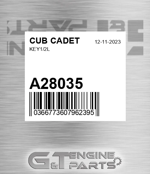 A28035 Key1/2l