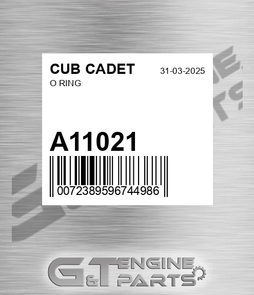 A11021 O Ring