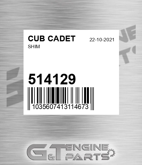 514129 CUB CADET Shim