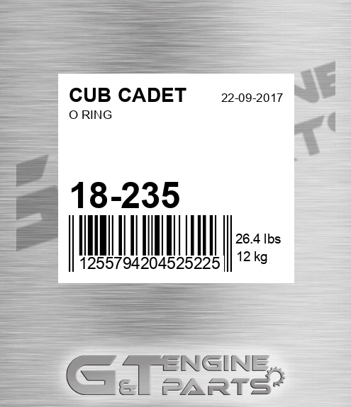 18-235 O Ring