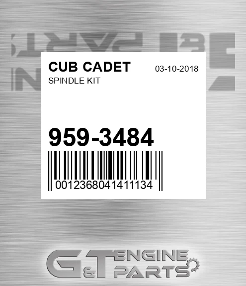 959-3484 Spindle Kit for CUB CADET