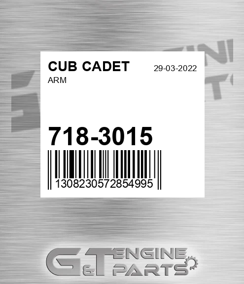 718-3015 Arm for CUB CADET