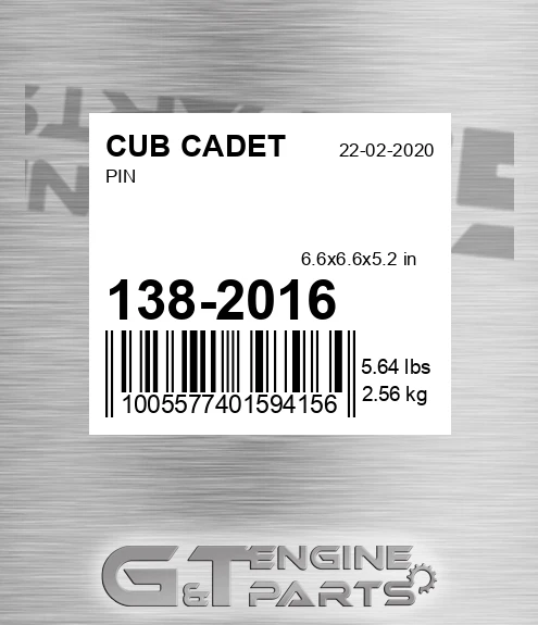 138-2016 Pin