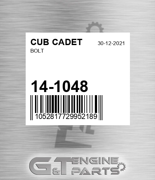 14-1048 Bolt