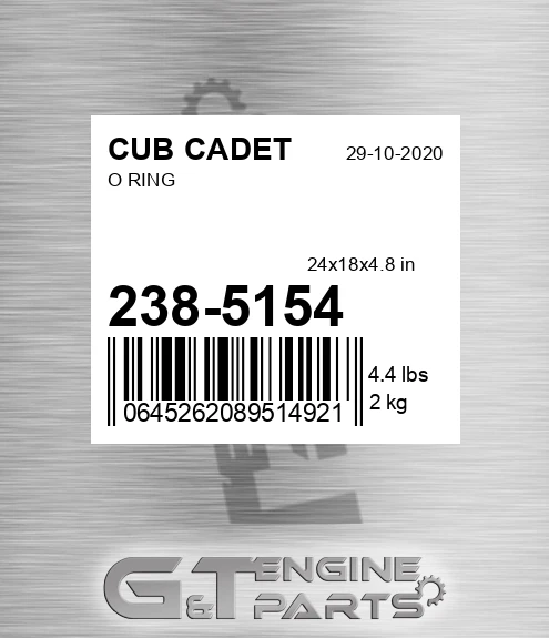 238-5154 O Ring