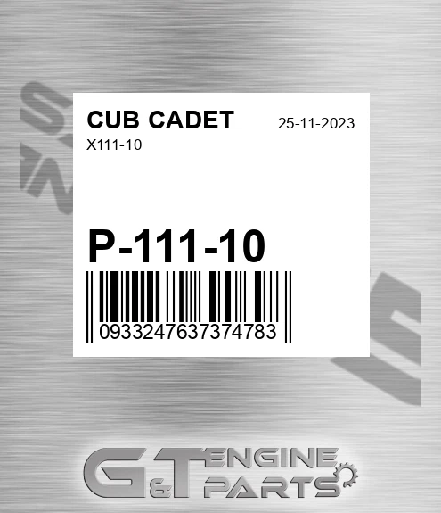 P-111-10 X111-10