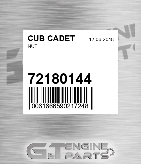 72180144 Nut