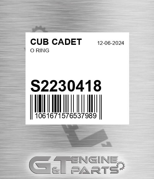 S2230418 O Ring
