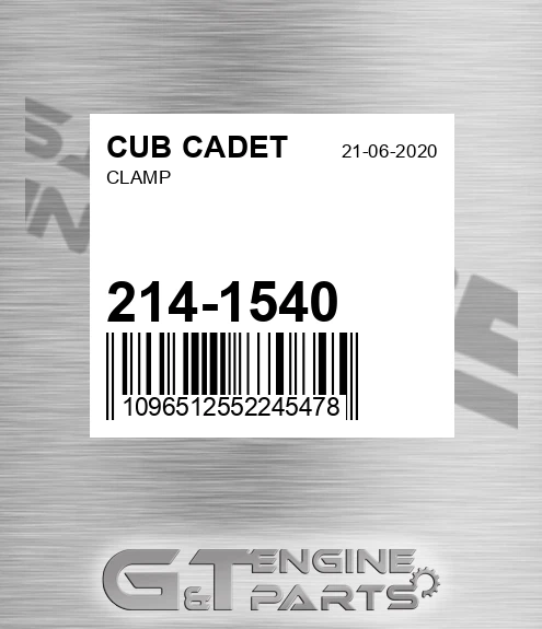 214-1540 Clamp
