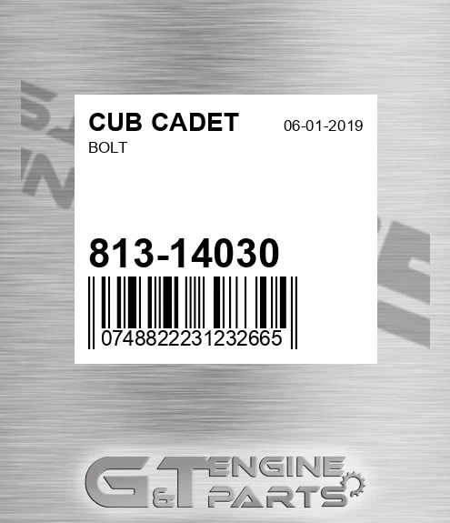 813-14030 Bolt