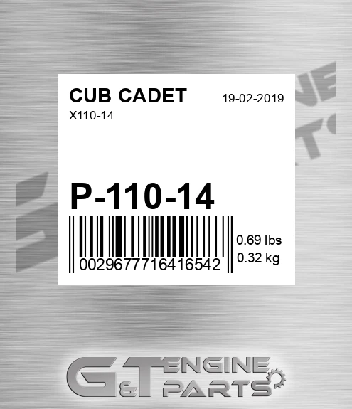 P-110-14 X110-14