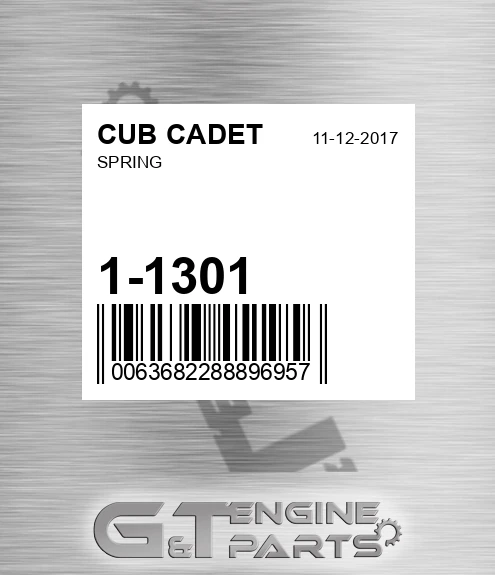 1-1301 Spring for CUB CADET