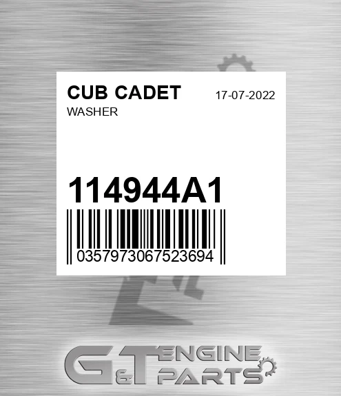 114944A1 Washer